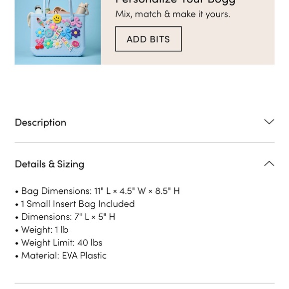 New BOGG BAG Play Ball S-Bitty Bogg - Picture 6 of 7